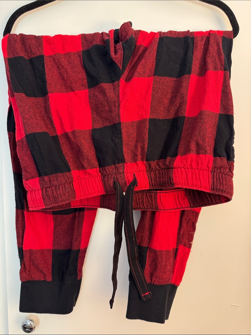 Old Navy Red and Black Buffalo Plaid Checker PJ Pajama Pants